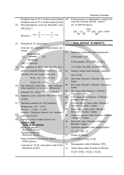 11th Chemistry Chemistry Study Guide Chemistry Notes Chemistry