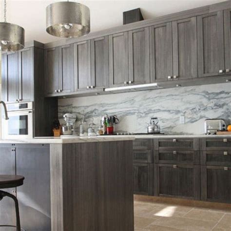 40 Inspiring Grey Wash Kitchen Cabinets Ideas Page 25 Of 43 Stained