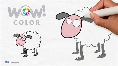 Click now to find your favorite farm animal crafts now. How to Draw a Sheep Easy | Farm Animal Coloring Pages | Drawing for Kindergarten - YouTube