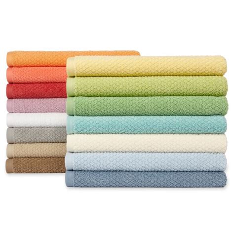 This textured towel is lighter, drapes better, and dries faster than any terry towel we tried. Quick Dry Ripple Bath Towels - jcpenney | Towel, Bath ...