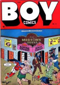 Boy Comics Covers
