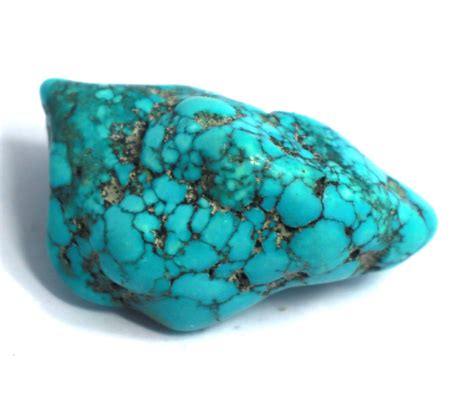 126 128Ct Certified Natural Sky Blue Turquoise Rough Gemstone Etsy