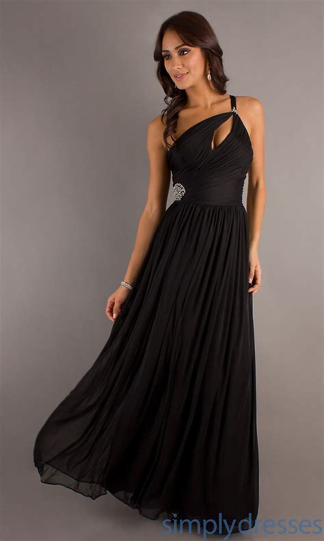 Long Black Elegant Evening Dresses Make You Look Like A Princess