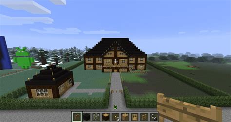 Craft gear and build houses, explore the nether and kill the ender dragon! Cool big house! Minecraft Map