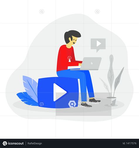 Premium Video Content Creator Illustration Download In Png And Vector