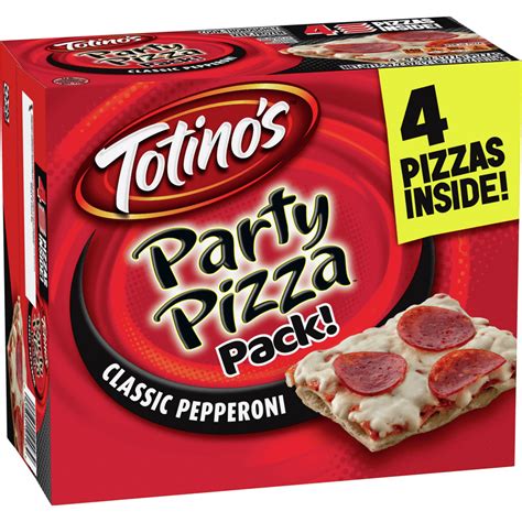 Totinos Party Pizza Pack Classic Pepperoni 4 Pack