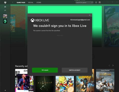 Xbox Live Login Rxbox