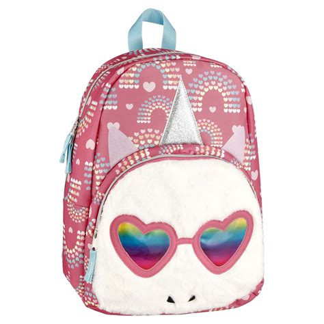 Madison Dakota Rainbow Unicorn Fur Backpack Shop Backpacks At H E B