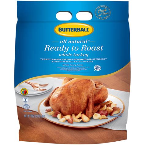 Butterball Ready To Roast Whole Young Turkey Frozen 12 Lbs Brickseek