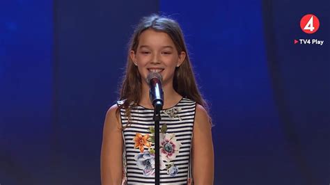 Eva On Swedens Got Talent 2019 Audition Eva Gets The Gold Sing