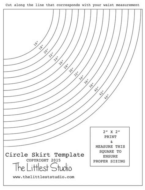 Womens Sewing Pattern Circle Skirt Printable Pattern Pdf Sewing Hot