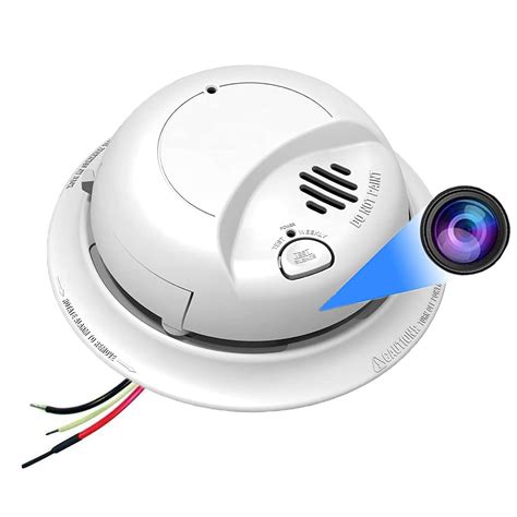 ZEUS CCTV 1080P HD Smoke Detector WiFi Spy Camera Wireless IP Wi Fi