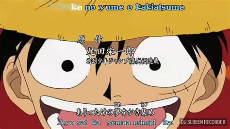 Opening Song Anime One Piece Episode 1 Sub Indo Youtube