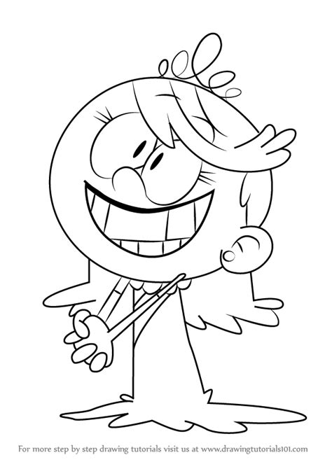 How To Draw Lola Loud From The Loud House