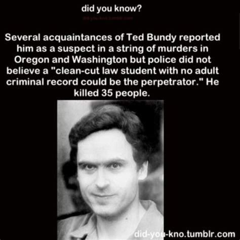 Ted Bundy Fact Tedbundy Serialkillerfact Didyouknow Serial