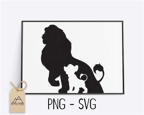 The Lion King Simba Mufasa Svg Cut File Etsy Schweiz