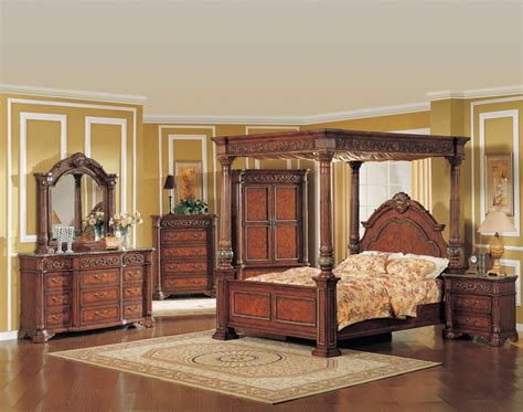 Bring The Splendor Of Luxury Canopy Bedroom Sets Into Your Home Coodecor