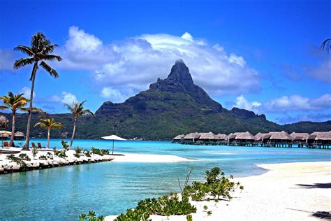 Bora Bora Island Tahiti Islands Beautiful Islands Beautiful Beaches