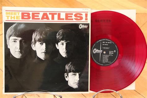 Meet The Beatles The Beatles Rock Red Vinyl Lp Or 8026 Album Etsy