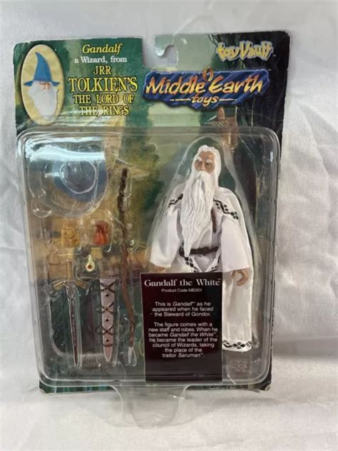 Gandalf The White Lotr The Lord Of The Rings Action Figure Toy Vault