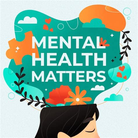 Free Vector Flat Design World Mental Health Day Background