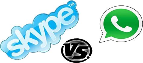 Skype Vs Whatsapp
