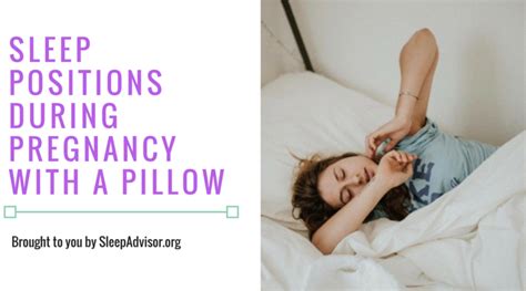 Sleep Positions During Pregnancy With A Pillow