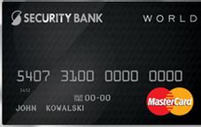 As long as you take proper precautions, you should be good to go. Security Bank Credit Cards - Promos & Deals 2019