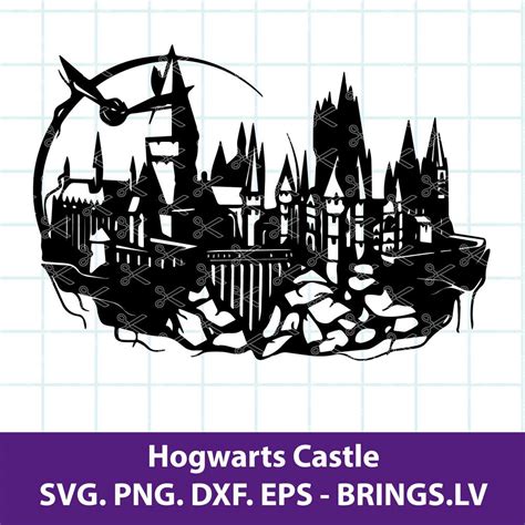 Hogwarts Castle SVG | Harr Potter SVG | Wizard SVG