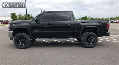 2017 Gmc Sierra 1500 With 20x10 18 Fuel Assault And 35125r20 Cooper