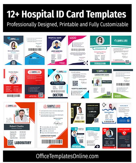 Free 12 Hospital Id Card Templates And Formats For Ms Word
