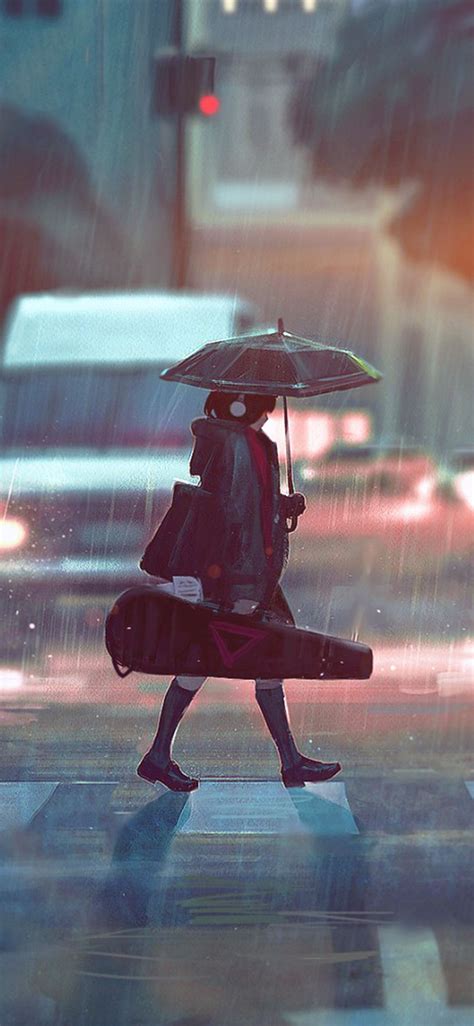 31 Walking Alone Sad Aesthetic Anime Girl Wallpaper