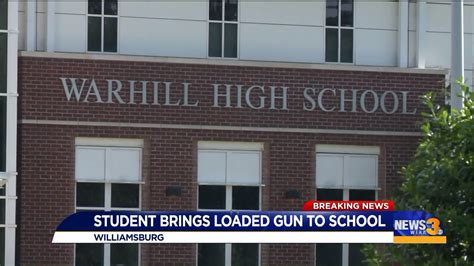 Williamsburg Student Arrested After Bringing Loaded Handgun To School