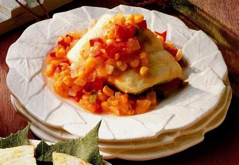 Halibut With Braised Vegetables Recipe With Images