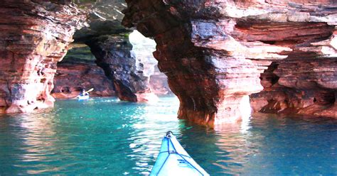 You Can Go Kayaking Through Ancient Sea Caves In Lake