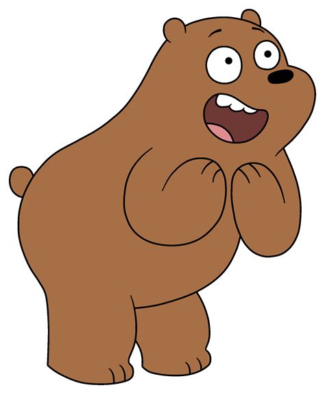 Cute Grizzly Bear Cartoon