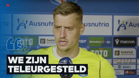 Andries Noppert en Pawel Bochniewicz na sc Heerenveen - Sparta (0-0