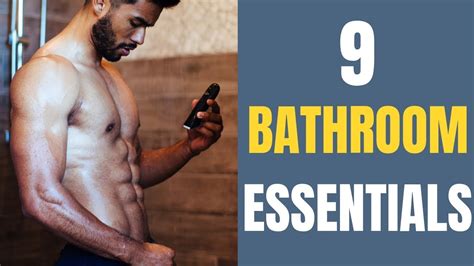 9 Items All Men Should Have In Their Bathroom Youtube