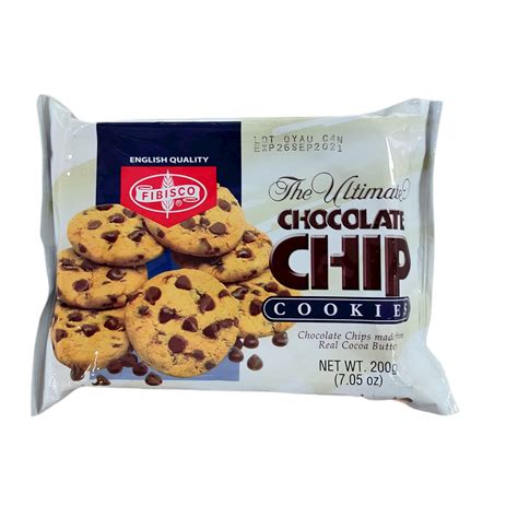 Fibisco Chocolate Chip Cookies 200g Shopee Philippines