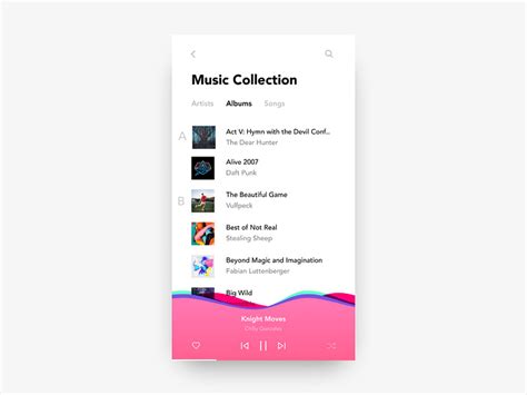 Daily Ui Challenge 09 Music Player By Guillaume Parra On Dribbble