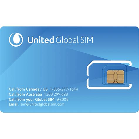Buy our international roaming sim card for free inbound in over 100 countries. United Global SIM Card - 3-in-1 - 52015 | London Drugs