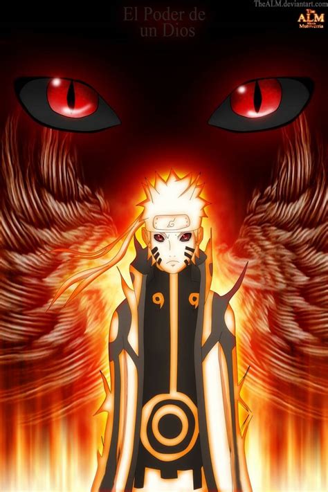 Naruto Uzumaki Bijuu Mode Wallpaper