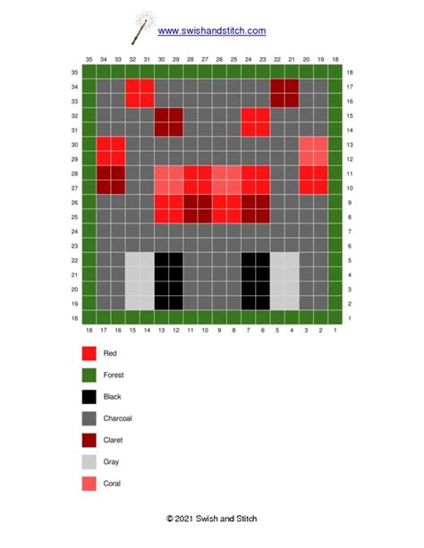 Minecraft Spider Pixel Art