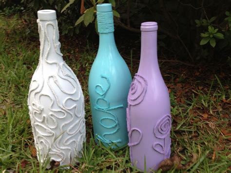 Recycled Wine Bottle Art 365 Days Of Crafts And Inspiration