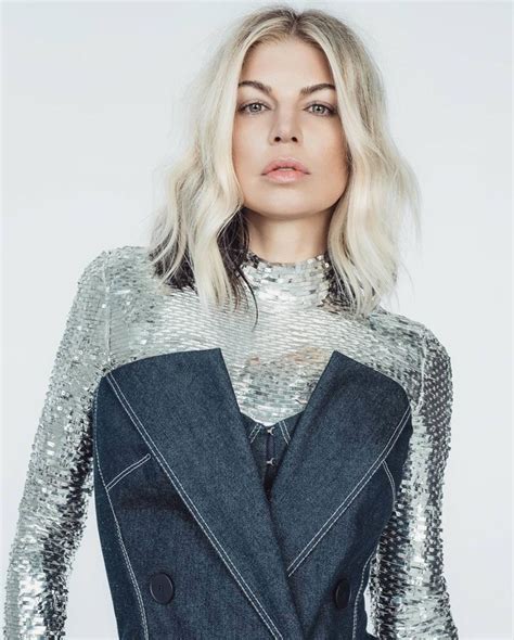 Fergie Poses In A Dress By Ukrainian Designer For Vogue Brazil Shoot