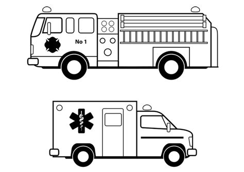 Faciles familia extensa faciles dibujos de la familia para colorear Coloring Page emergency services - free printable coloring pages - Img 24631