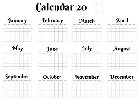 4 Best Easy To Use Printable Calendars Pdf For Free At Printablee