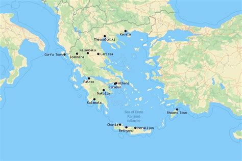 15 Best Cities To Visit In Greece Map Touropia
