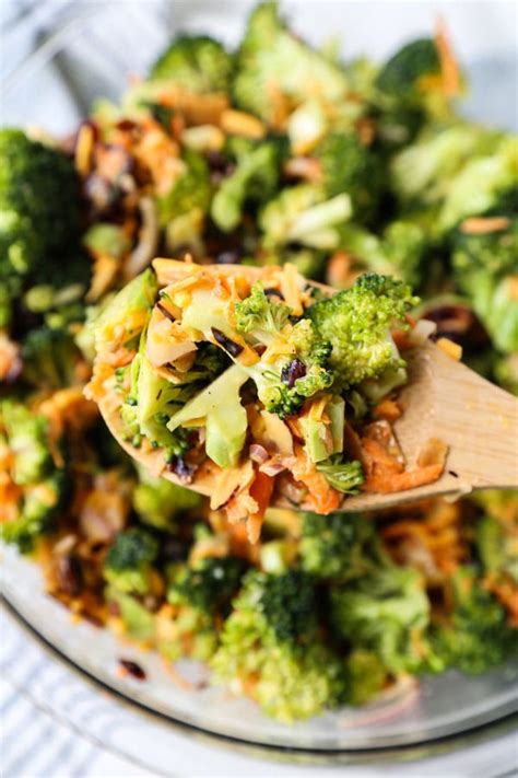 In a small bowl, toss apple with 1 tablespoon lemon juice. Broccoli Salad with Honey Mustard Dressing | Pickled Plum ...
