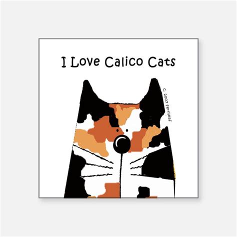 Calico Cat Bumper Stickers Car Stickers Decals And More
